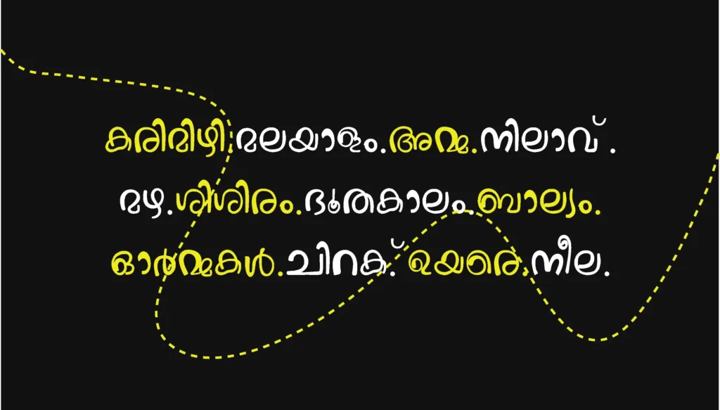 karimizhi-randuvara-malaalam-font