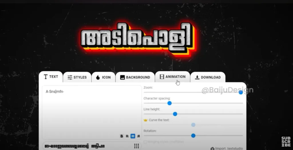 malayalam-text-blacktextstudio-blog-best-graphic-designer-baijudesign