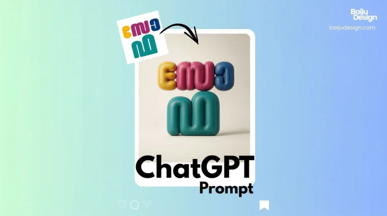 Turn Any Malayalam Typography into a Luxury Inflated Leather Toy Style with This Prompt