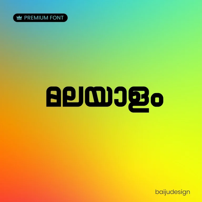 New Malayalam Font FN Charutha Unicode