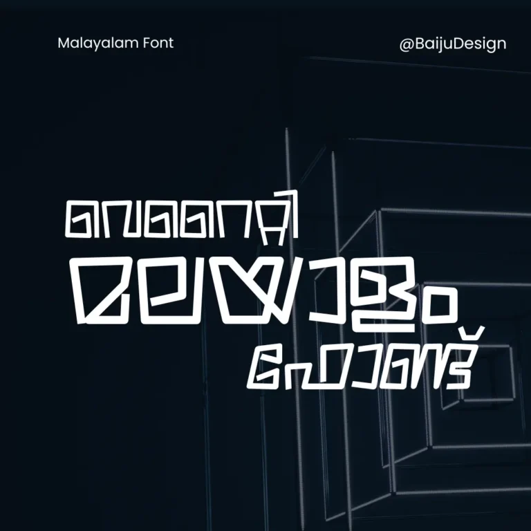 A Malayalam Bilingual Font NILA!